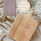 Personalised Handwritten Chopping Board