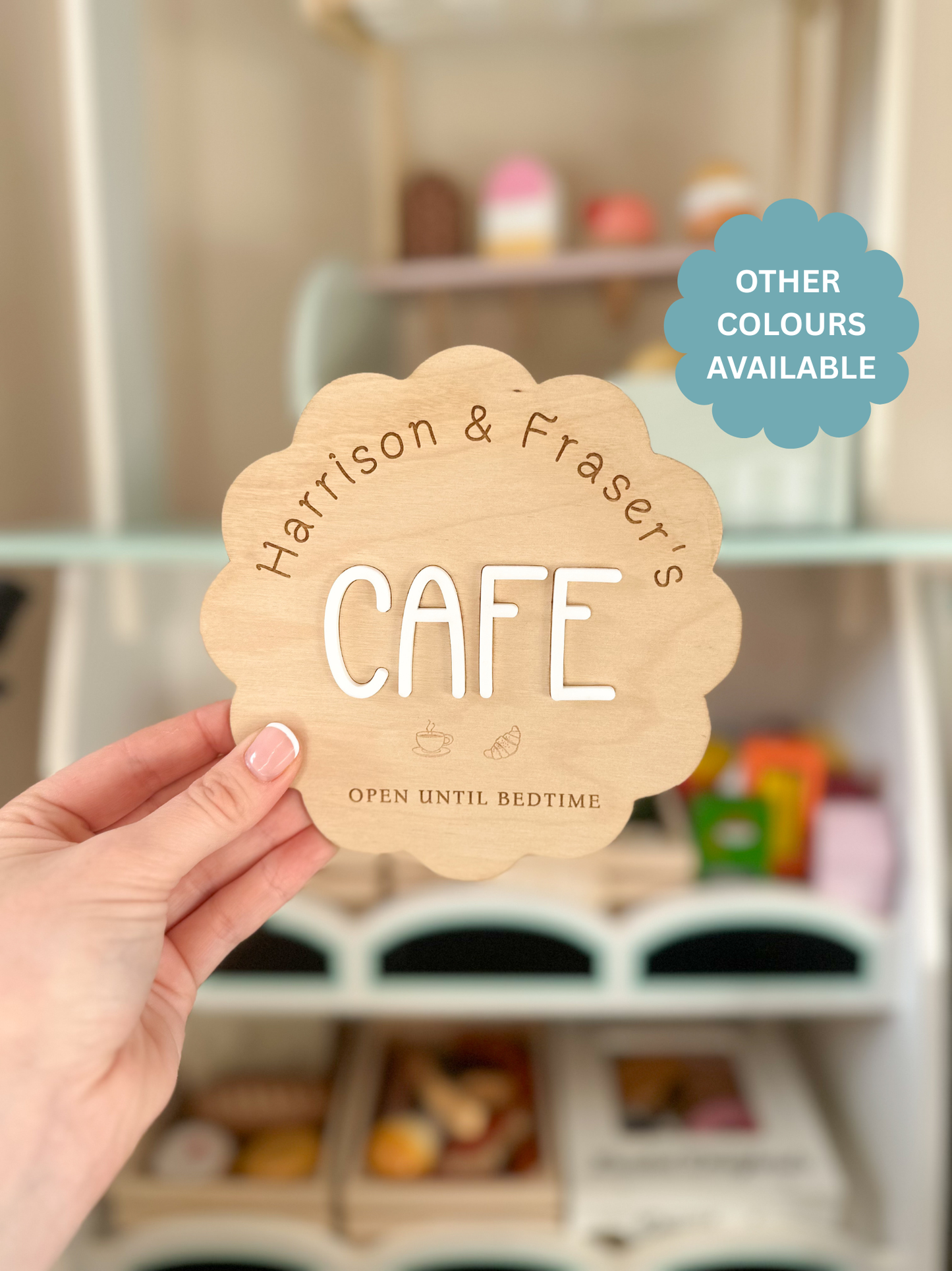 Personalised Cafe Sign