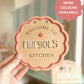 Personalised Kitchen Sign