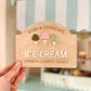 Personalised Ice Cream Sign