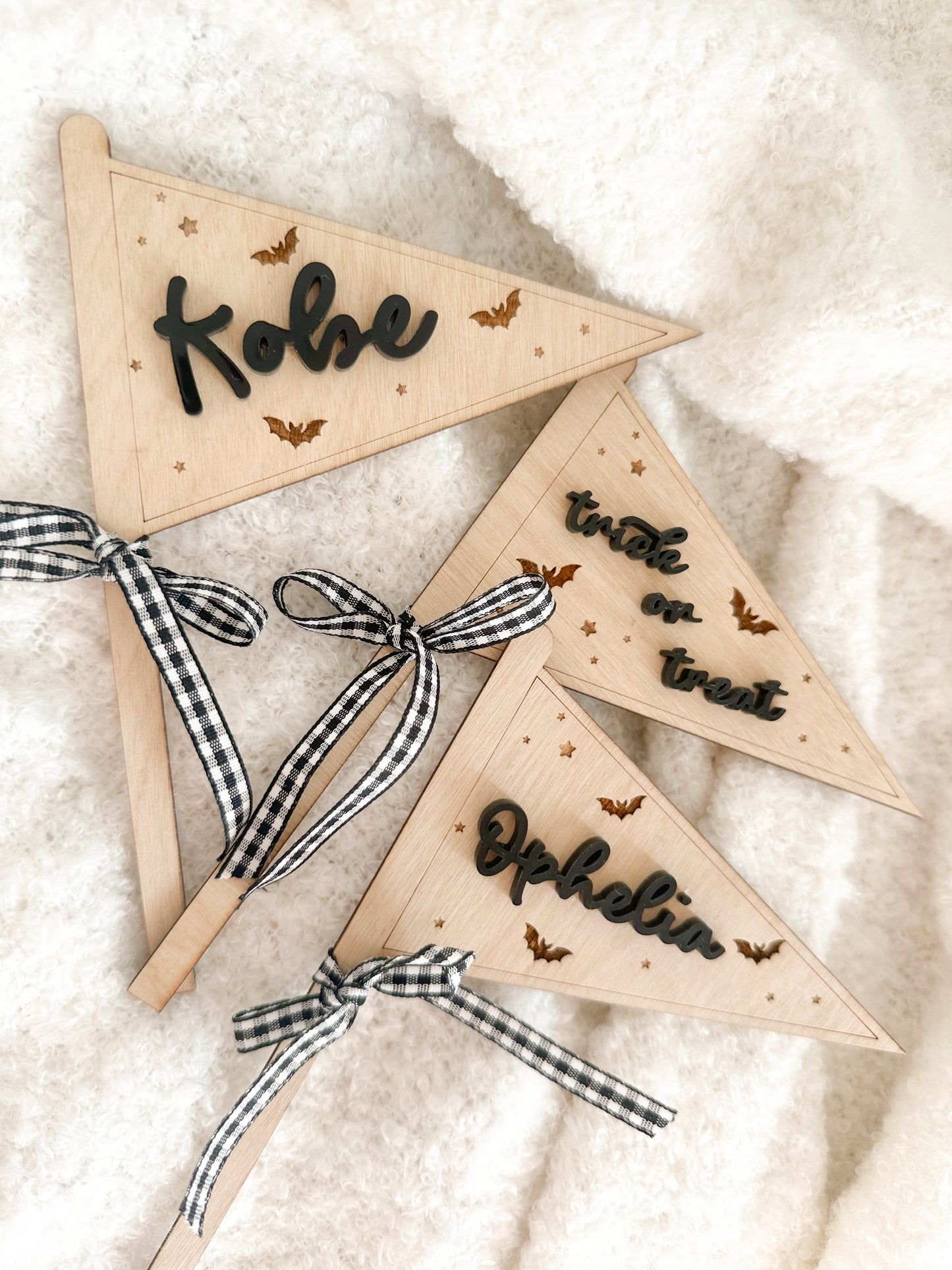 Personalised Halloween Flags
