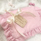 Pink Gingham Personalised Accessory Pouch