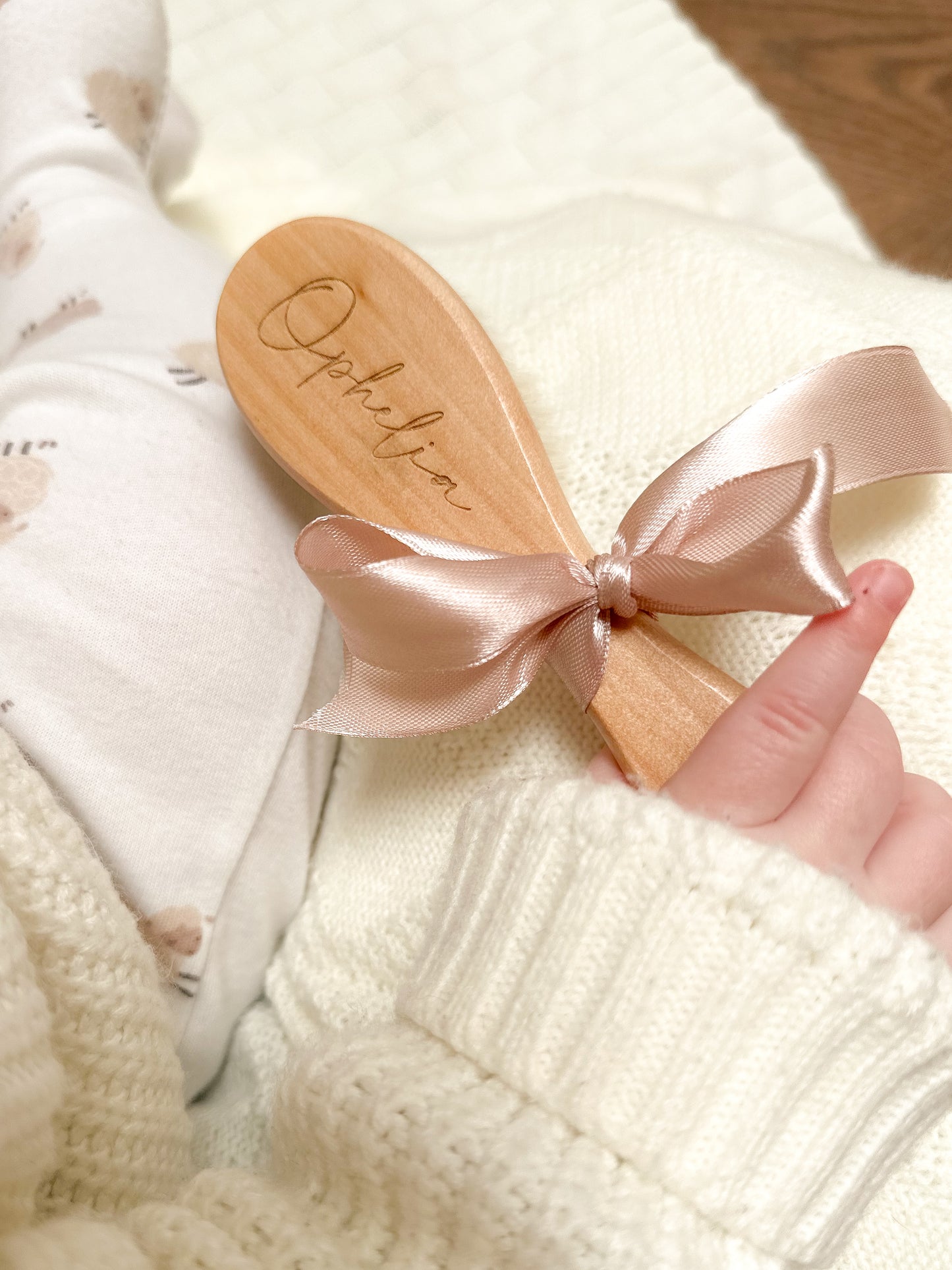 Wooden Personalised Baby Brushes