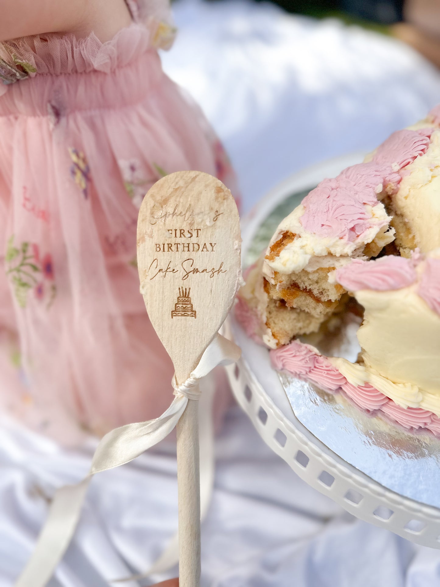 Personalised First Birthday Cake Smash Spoon