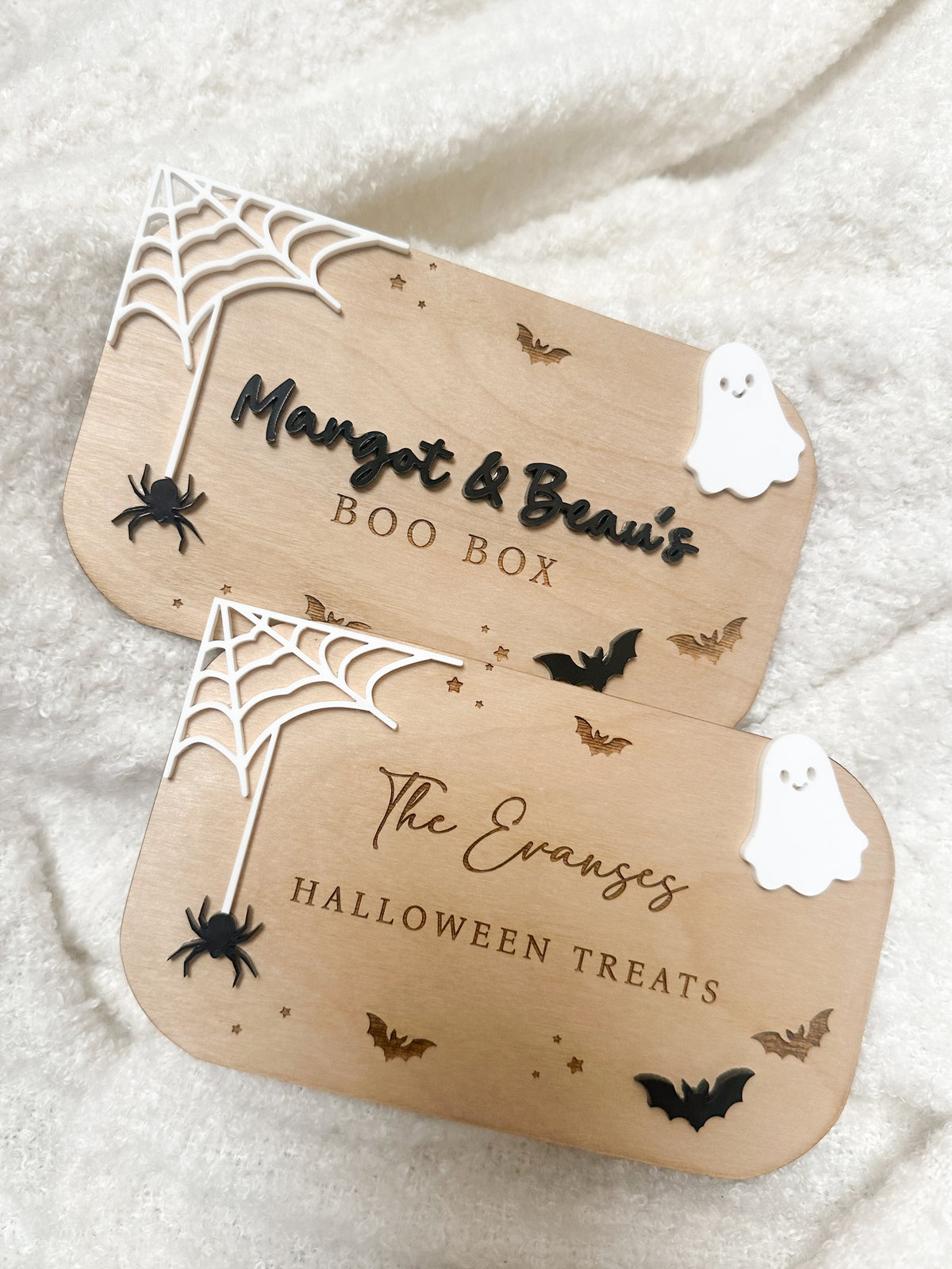 Personalised Halloween Crate Sign Plaque