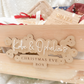 Personalised Christmas Eve Box / December Box Crate Sign