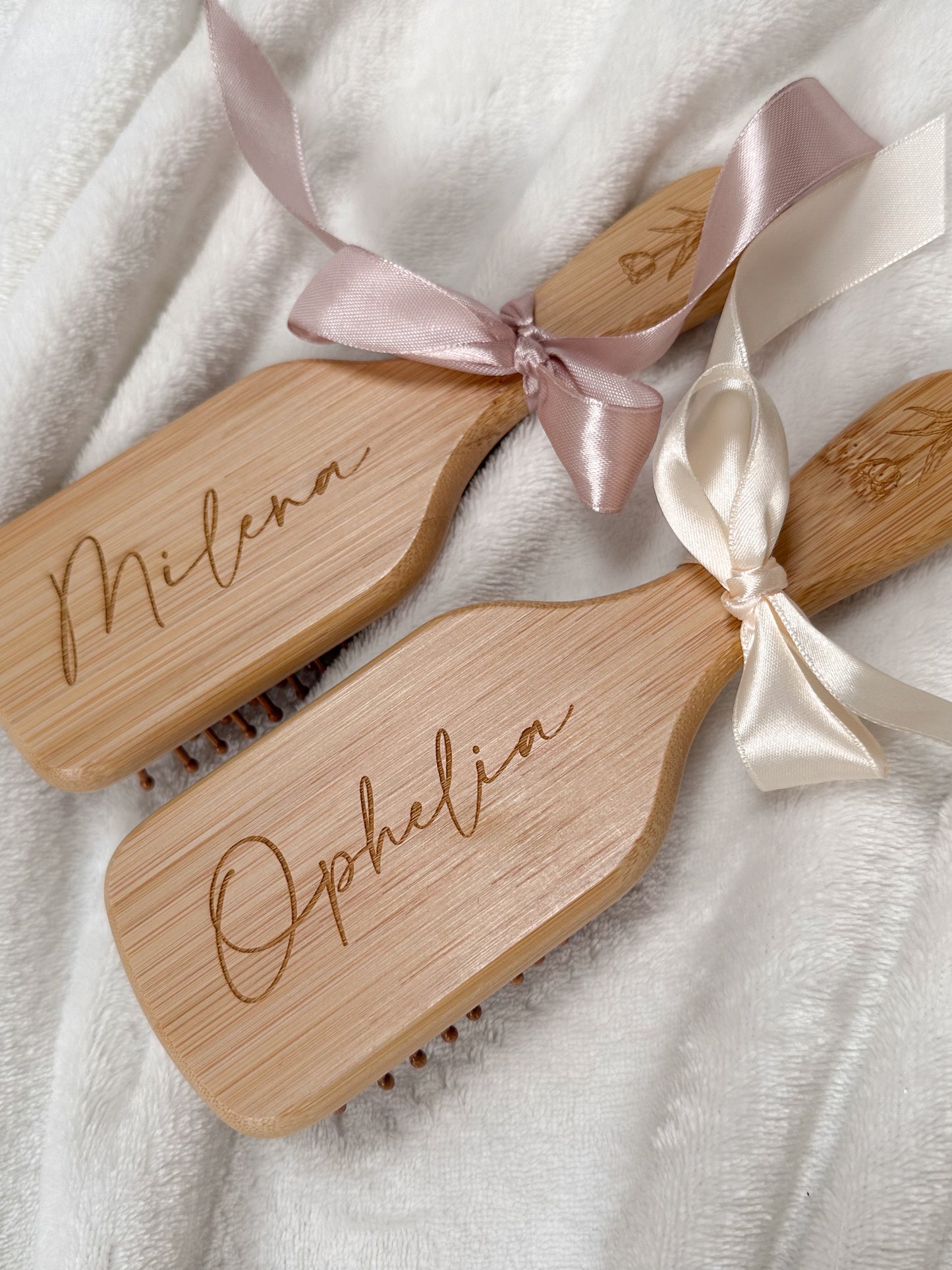 Wooden Personalised Paddle Brush