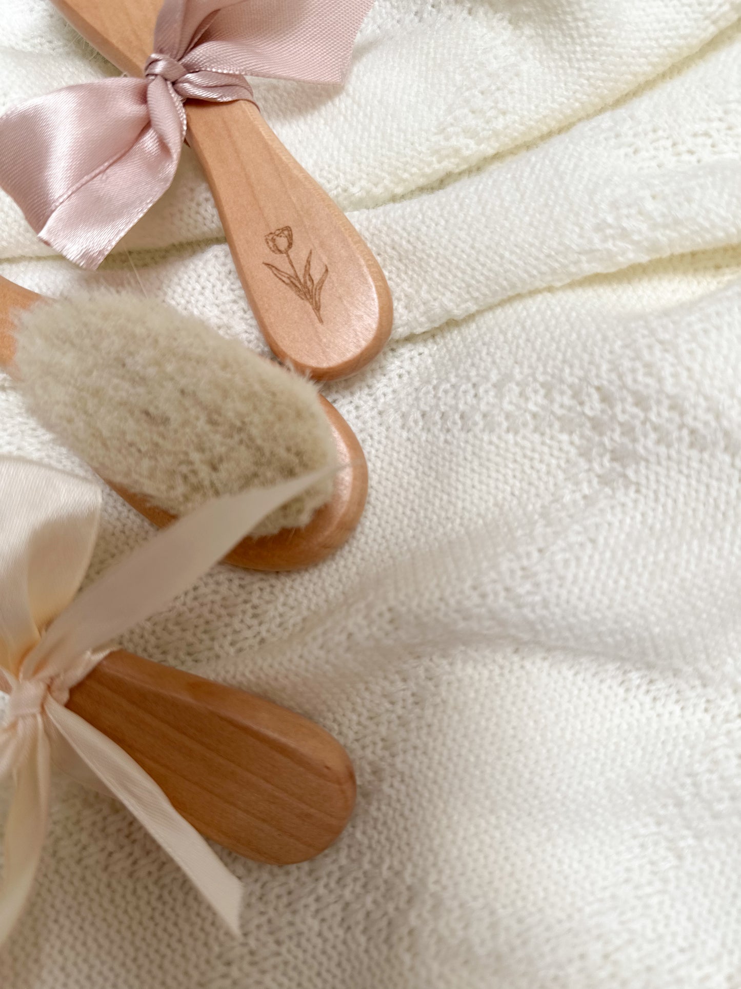 Wooden Personalised Baby Brushes