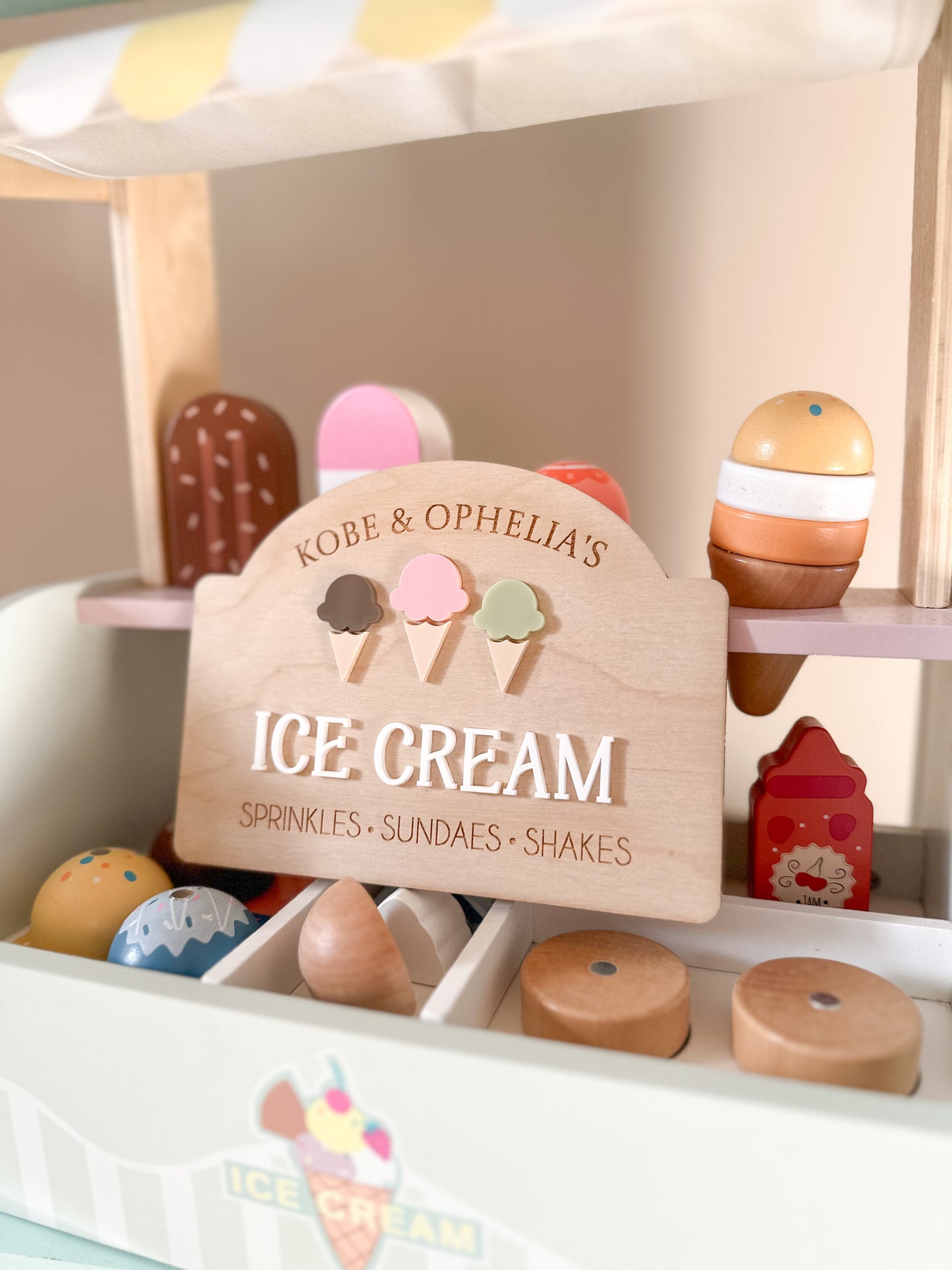 Personalised Ice Cream Sign