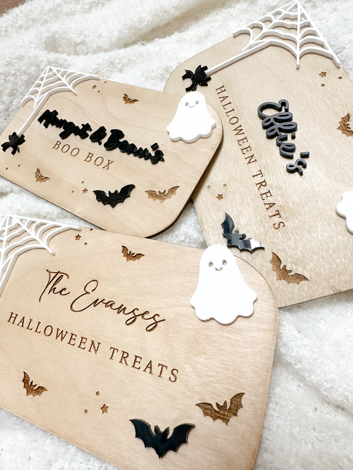 Personalised Halloween Crate Sign Plaque
