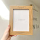 Personalised Engraved Engagement Wood Effect Frame