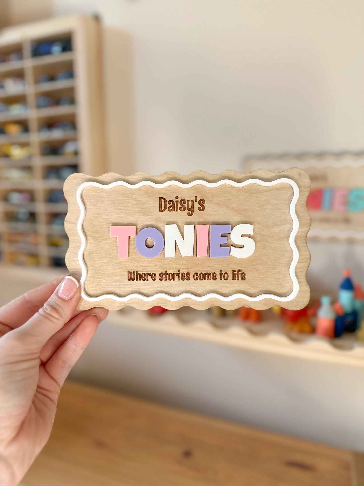 Personalised Tonies Wall Sign