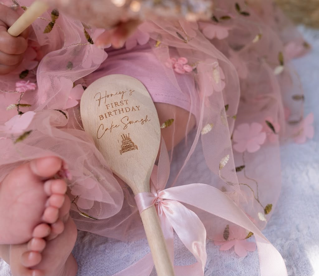 Personalised First Birthday Cake Smash Spoon