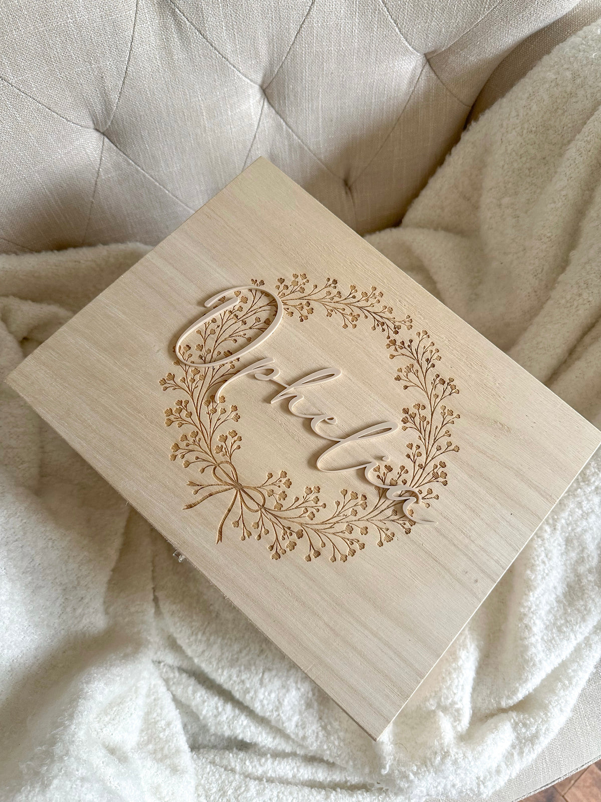 Personalised Deep Wooden Keepsake Boxes
