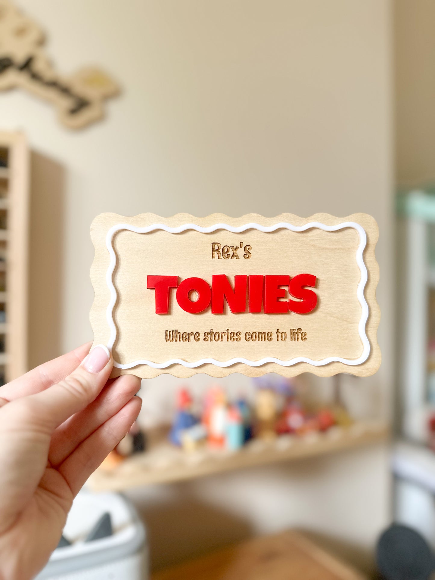 Personalised Tonies Wall Sign