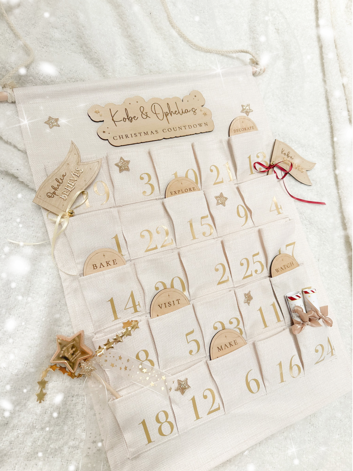 Personalised Christmas Countdown Advent Calendar