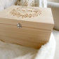 Wedding Keepsake Wooden Box