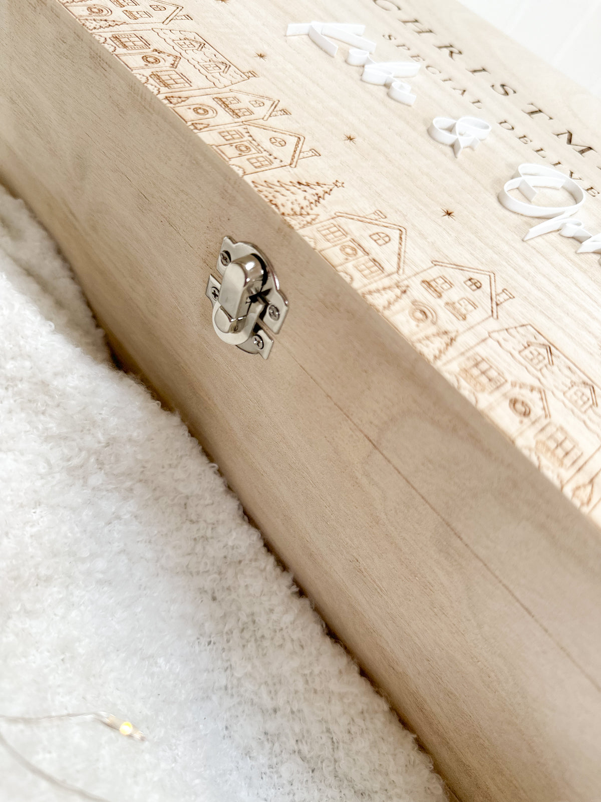 Personalised Wooden Christmas Eve Box