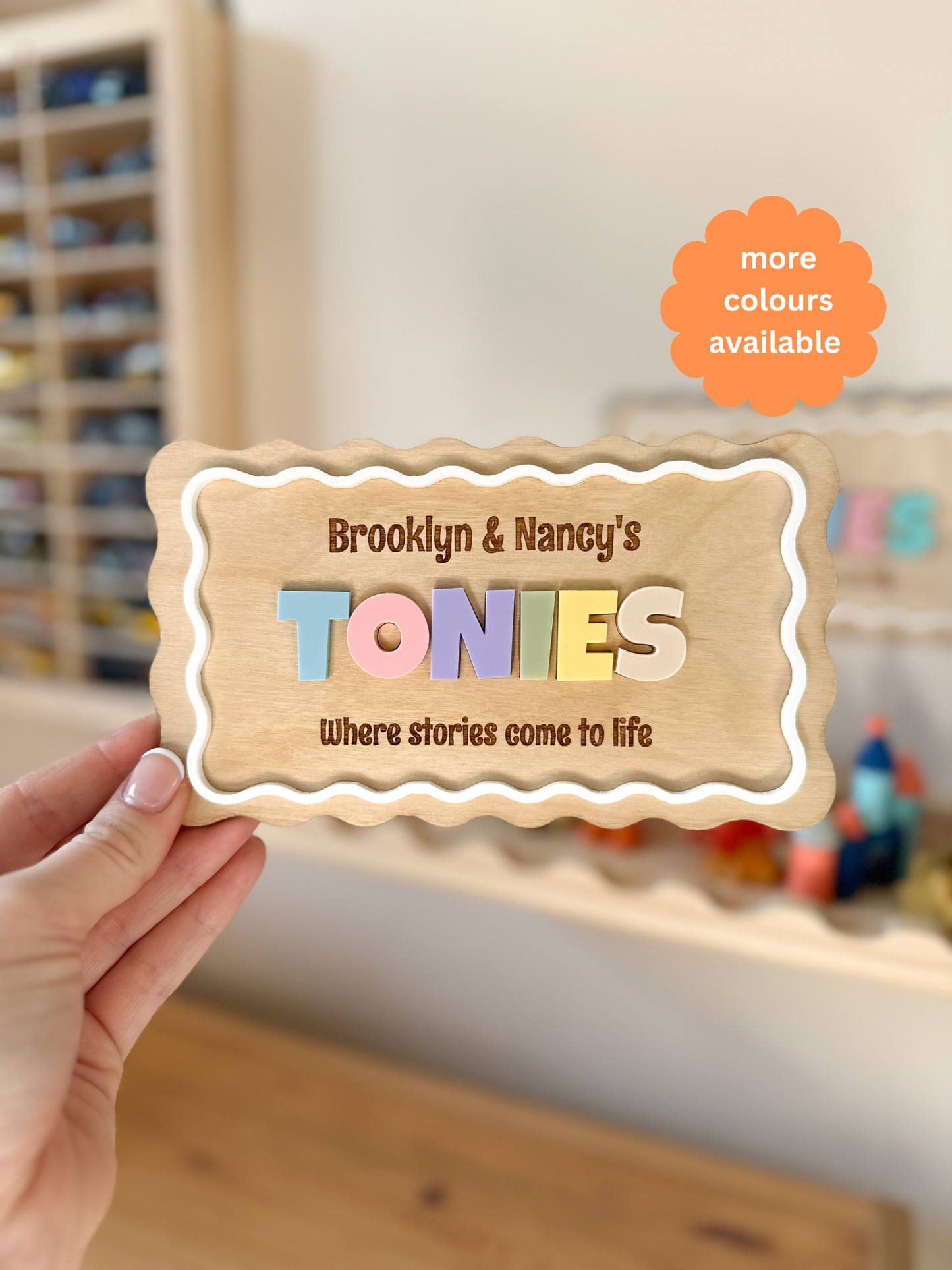 Personalised Tonies Wall Sign