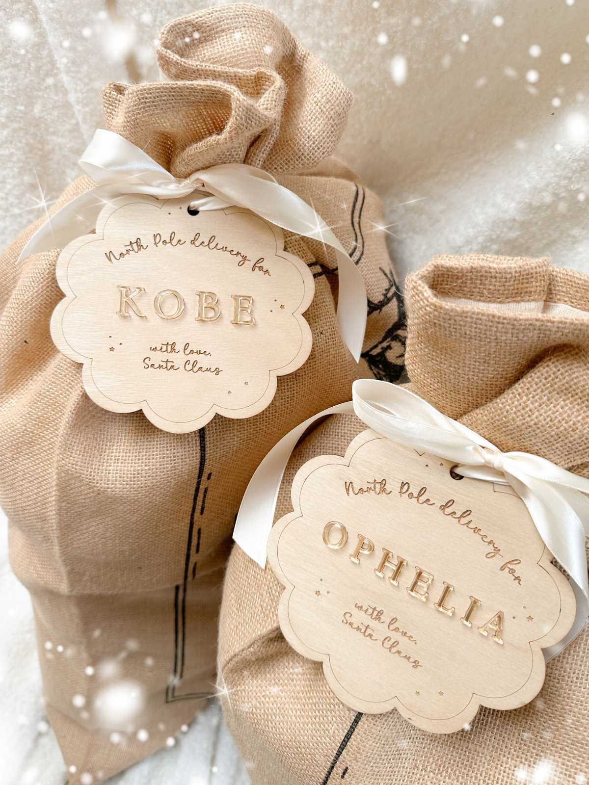 Personalised Christmas Sack Tag