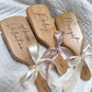 Wooden Personalised Paddle Brush