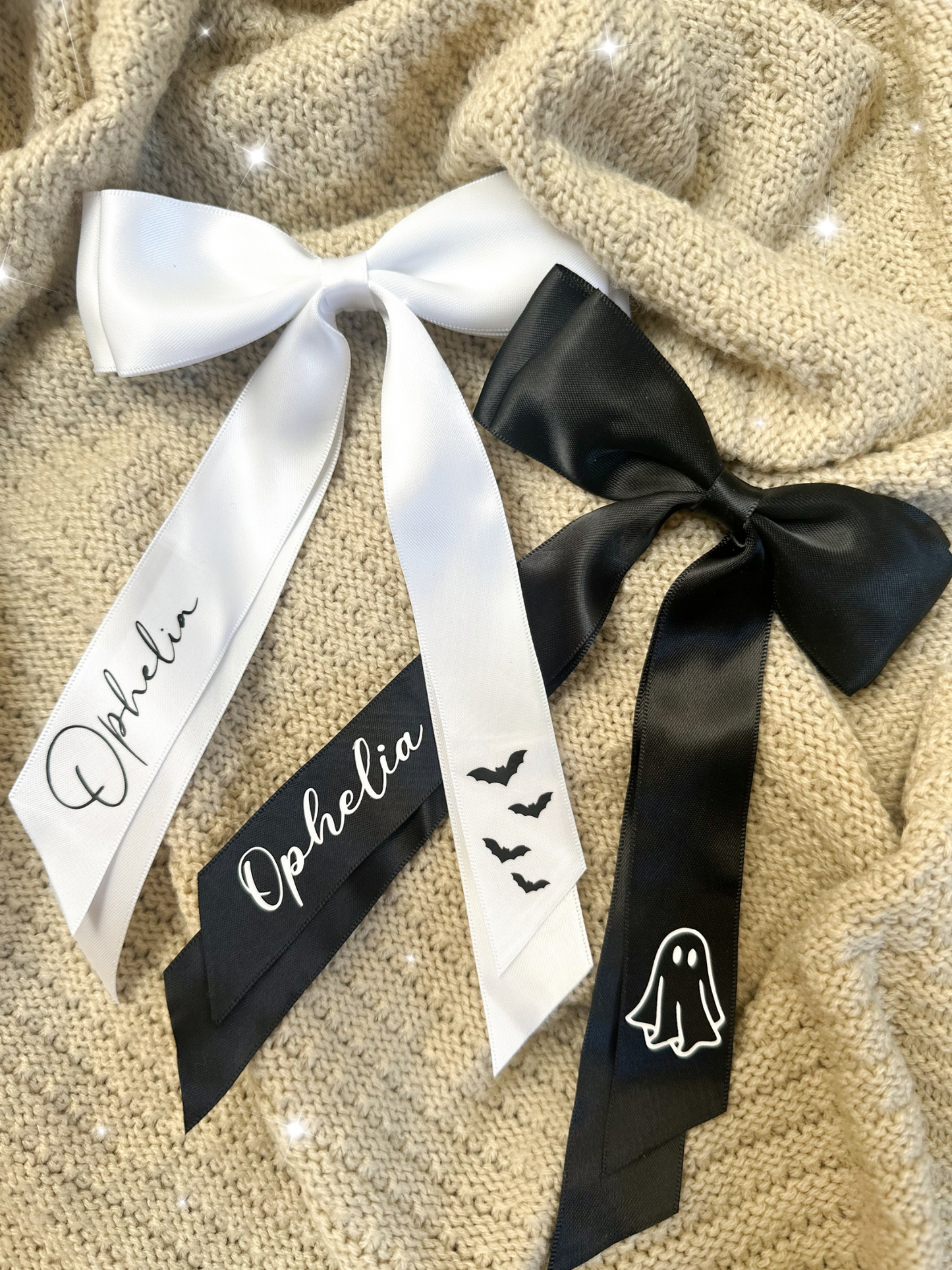 Personalised Halloween Bows