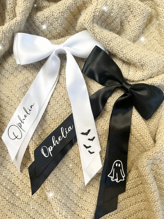 Personalised Halloween Bows