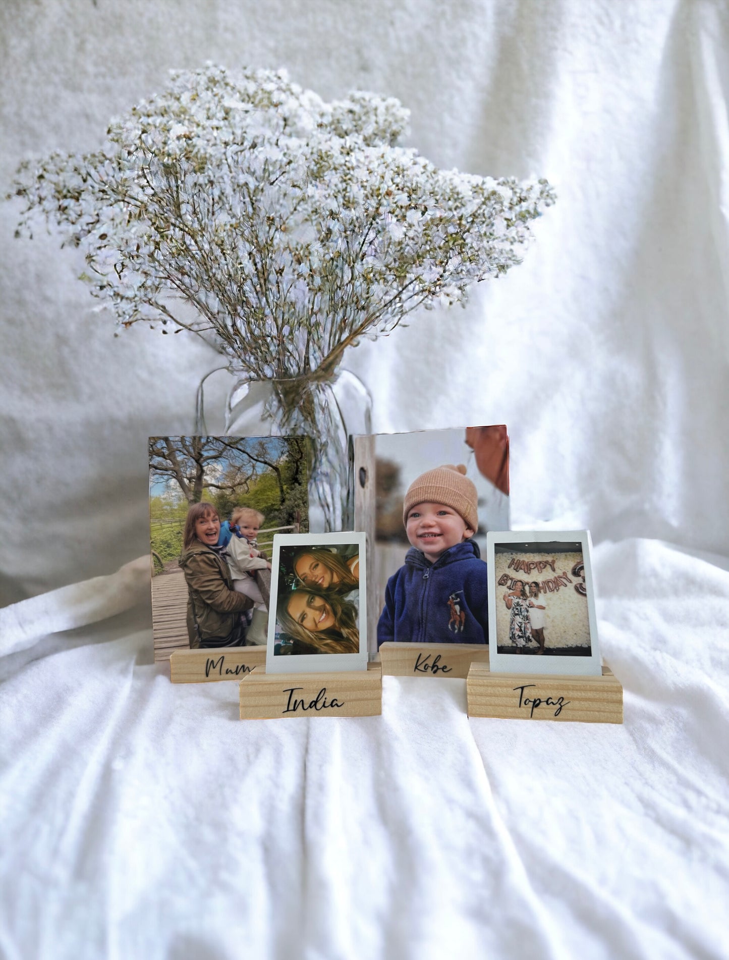 Wooden Photo Frame Place Sign ( Sets of 5 - Read Description )