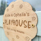 Personalised Playhouse Sign