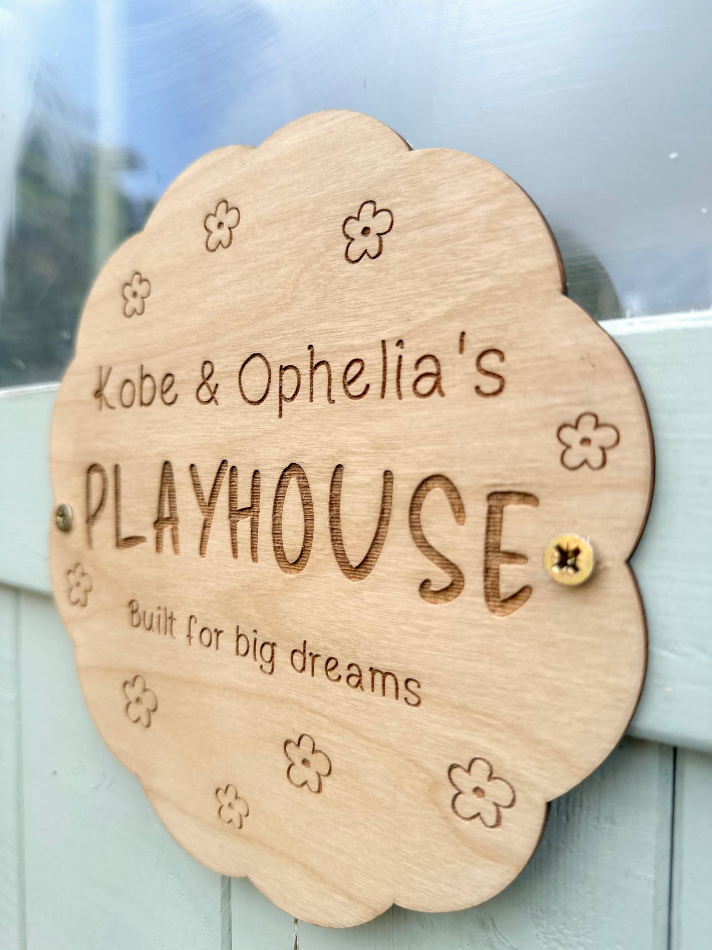 Personalised Playhouse Sign