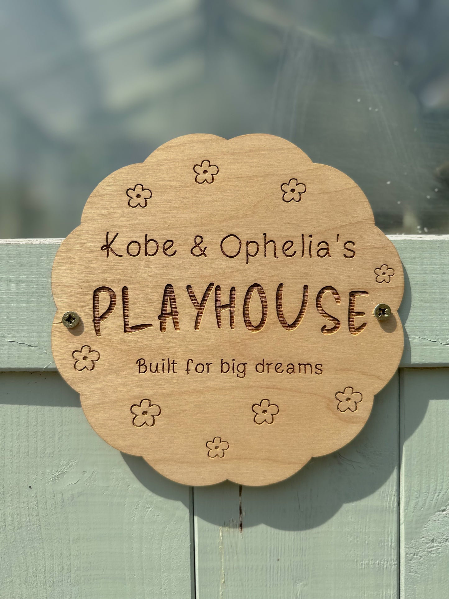 Personalised Playhouse Sign