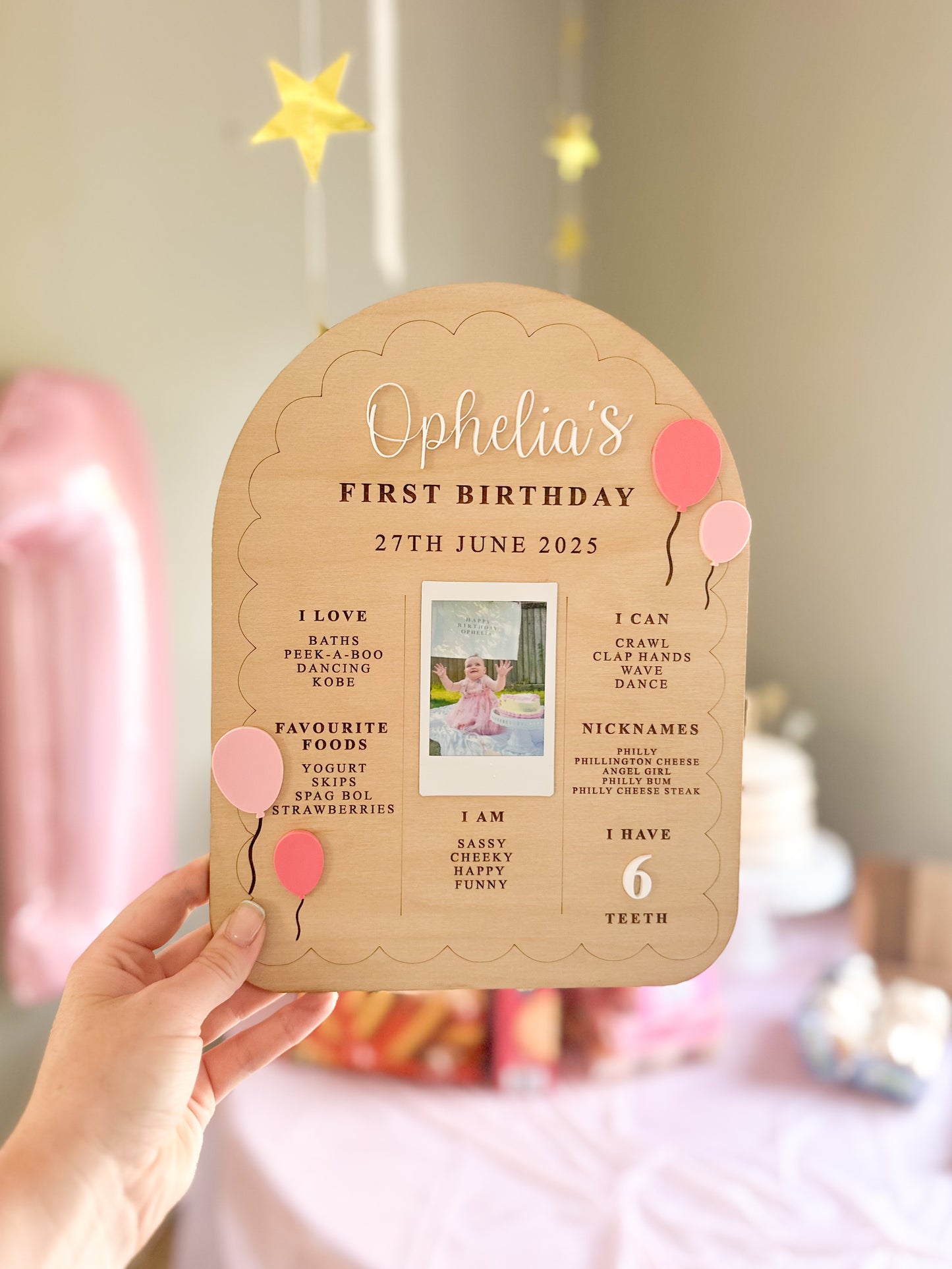 Personalised Birthday Board (Please read * in the description)