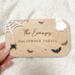 Personalised Halloween Crate Sign Plaque