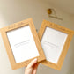 Personalised Engraved Wedding Wood Effect Frame