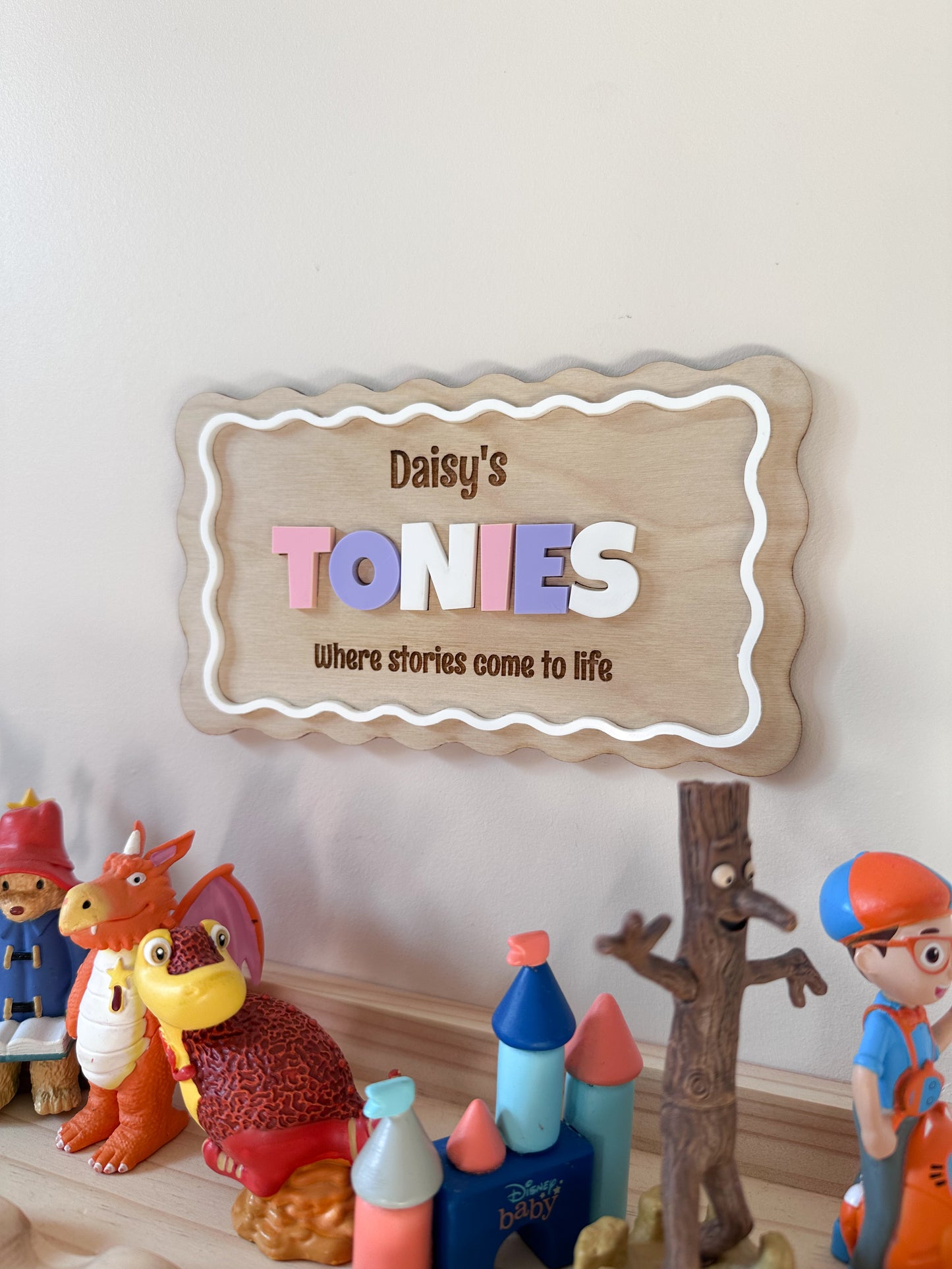 Personalised Tonies Wall Sign