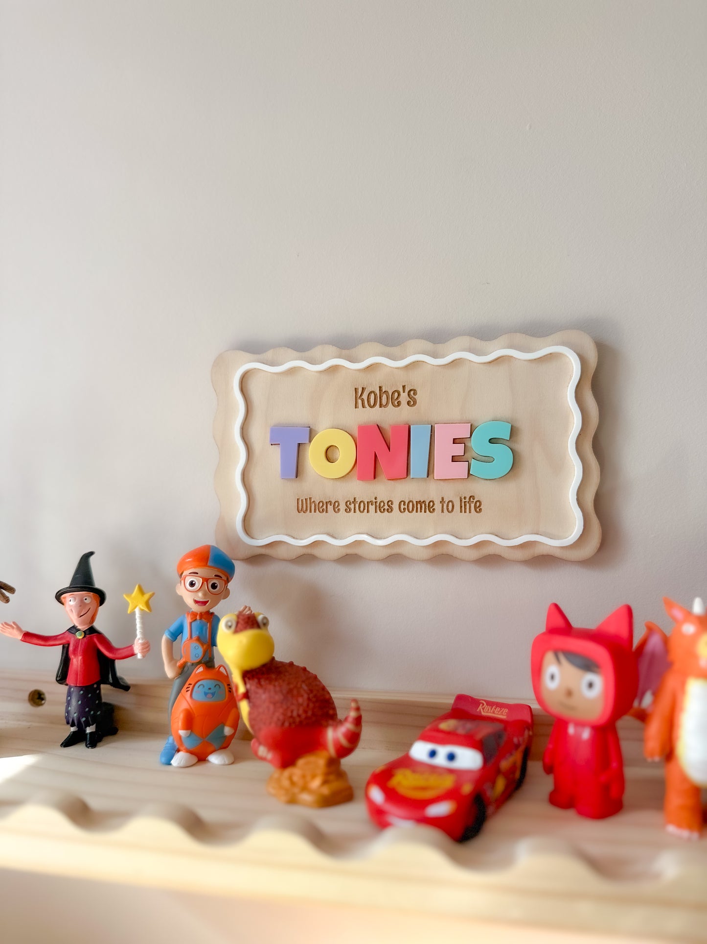 Personalised Tonies Wall Sign
