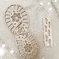 Santa & Elf Footprint Stencils
