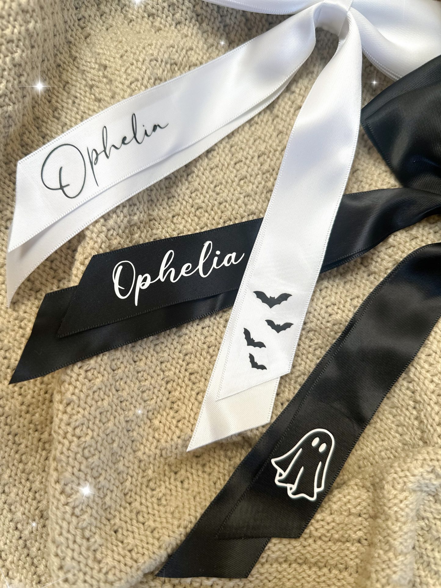 Personalised Halloween Bows
