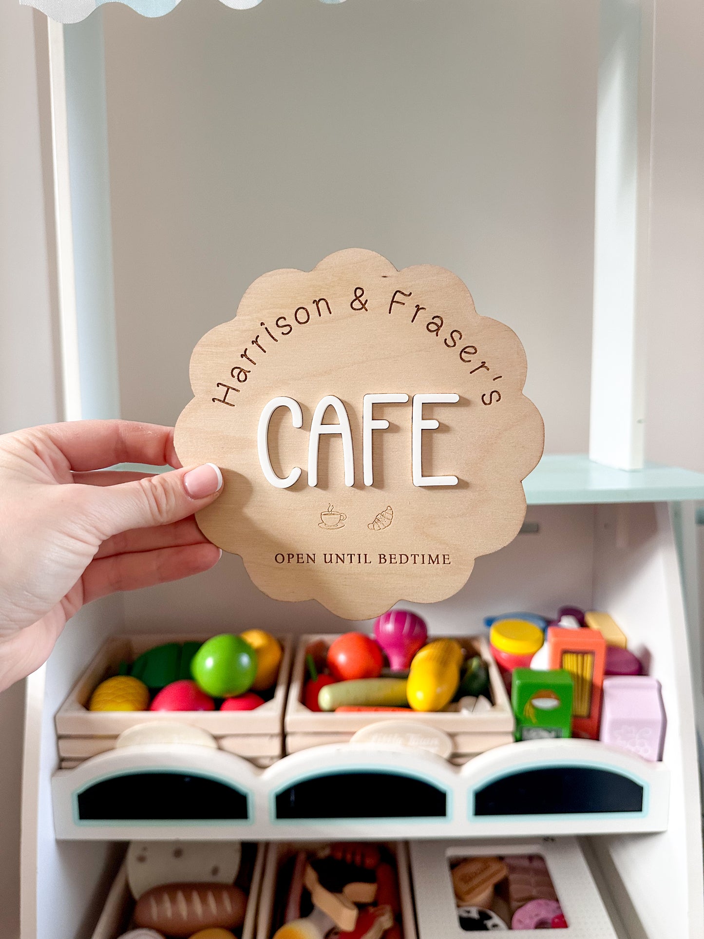 Personalised Cafe Sign