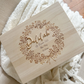 Personalised Deep Wooden New Baby Keepsake Boxes