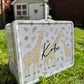 Giraffe Metal Personalised Lunchbox