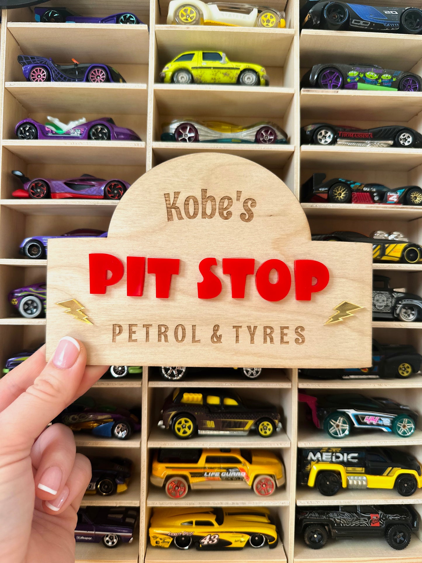 Personalised Pit Stop Sign