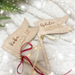 Personalised Christmas “Believe” Flag Decoration