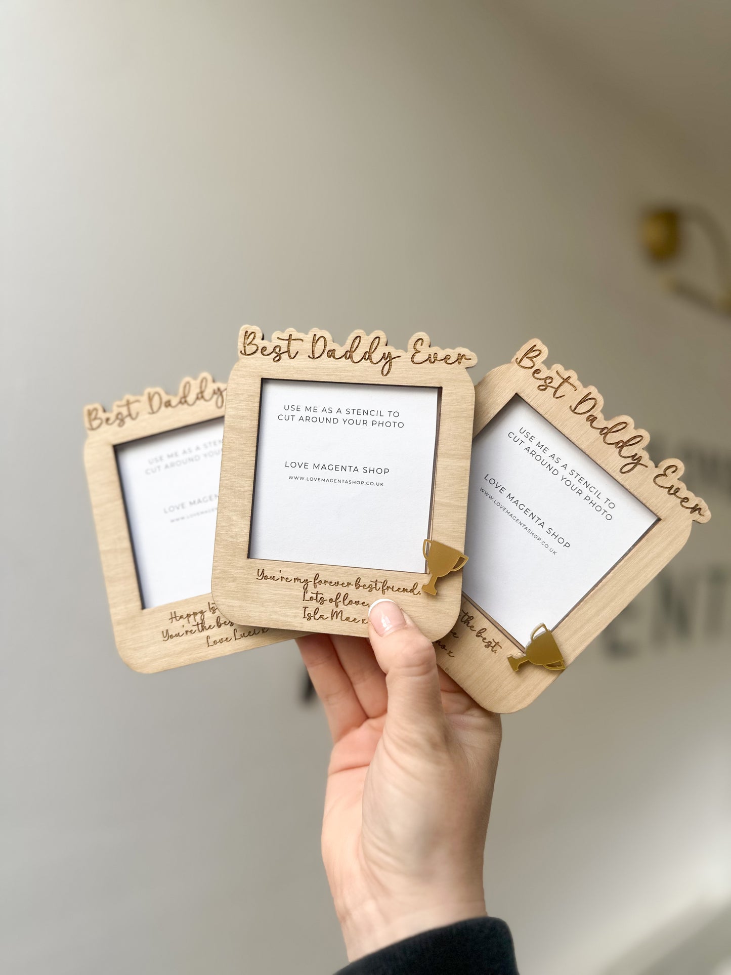 Personalised Fathers Day Magnet/Frames