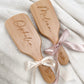 Wooden Personalised Paddle Brush