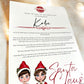 Personalised Naughy Elf Letters