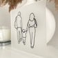 Personalised Silhouette Picture Board