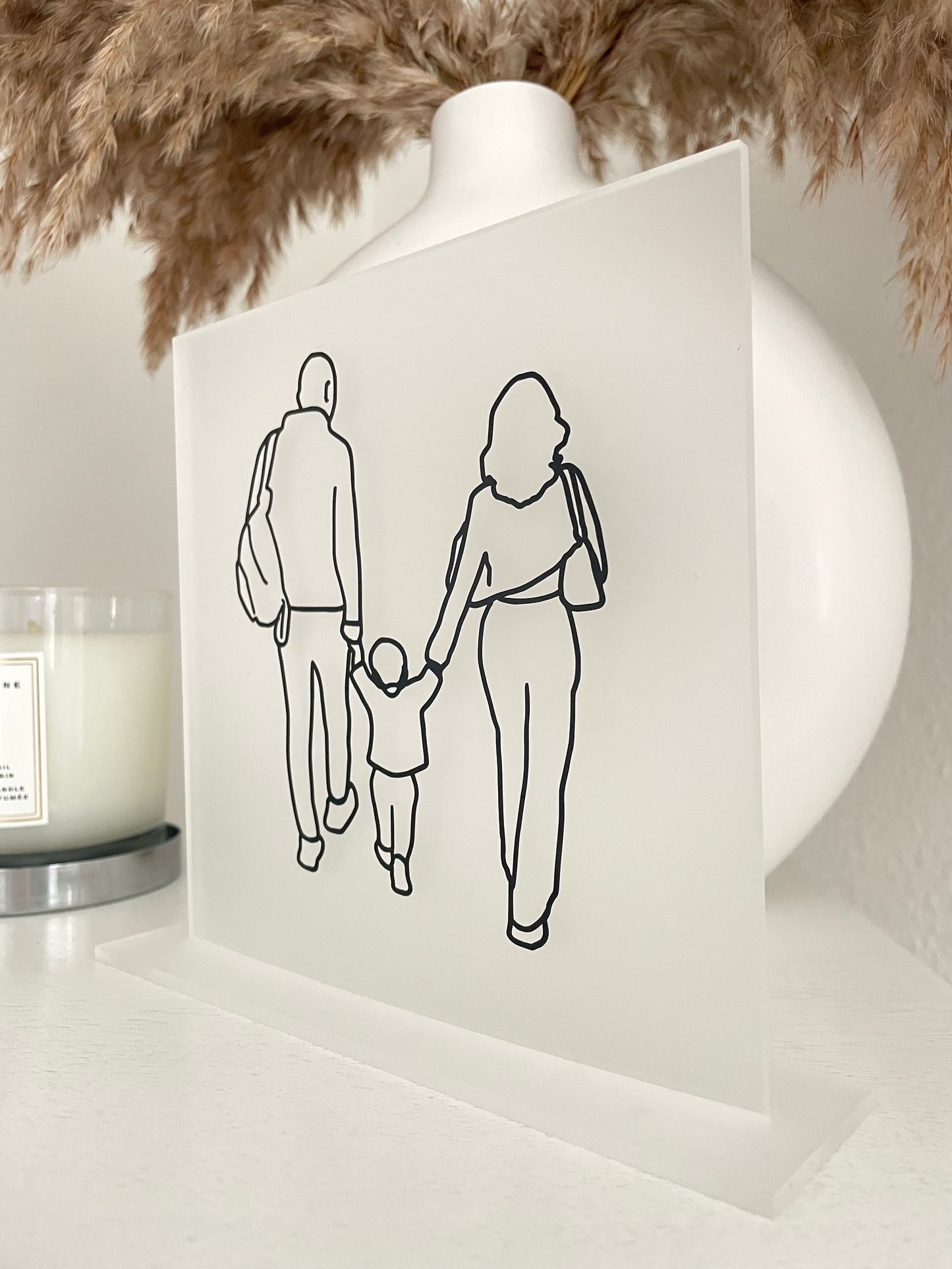 Personalised Silhouette Picture Board