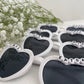 Personalised White Pearl Heart Hen Party Sunglasses