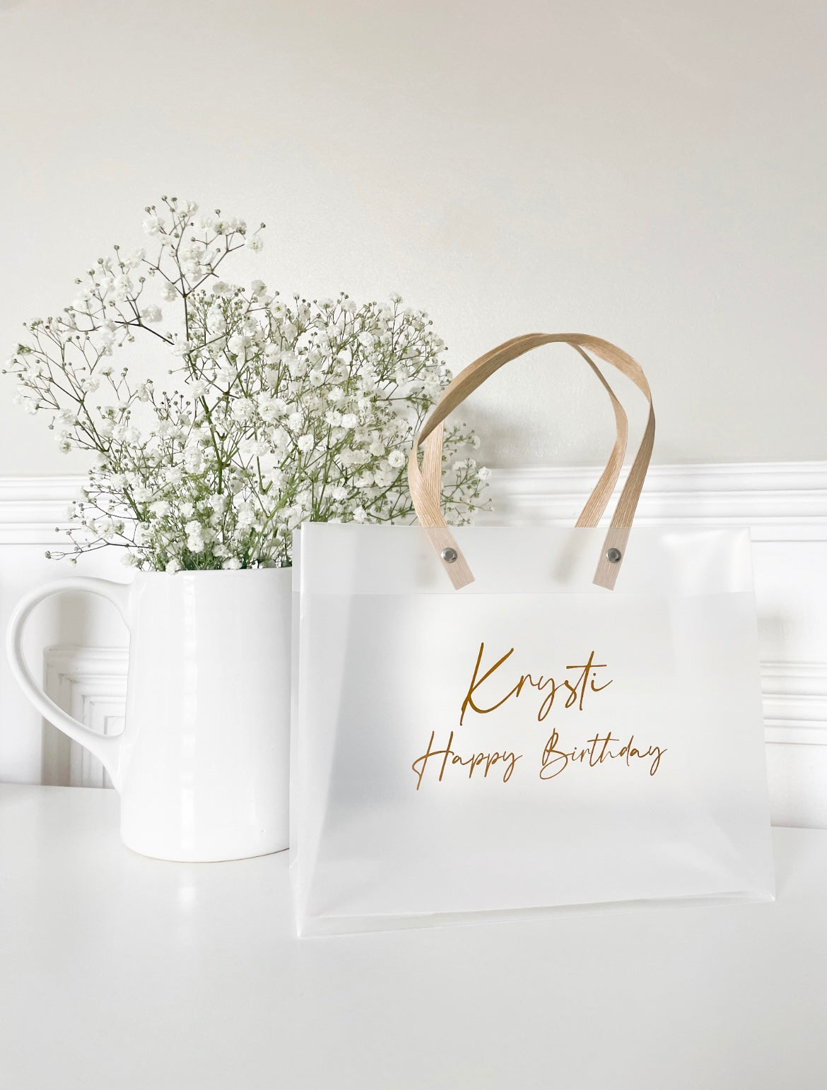 Personalised Frosted Gift Bags